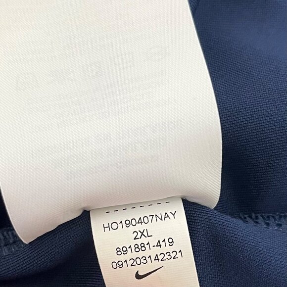 Nike Golf Polo Shirt Mens XXL Blue Activewear Drifit - Picture 8 of 8